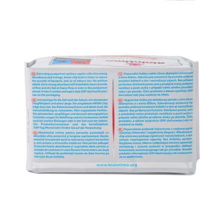Absorbante igienice dupa nastere Postpartum, 10 bucati, Biointimo 672215