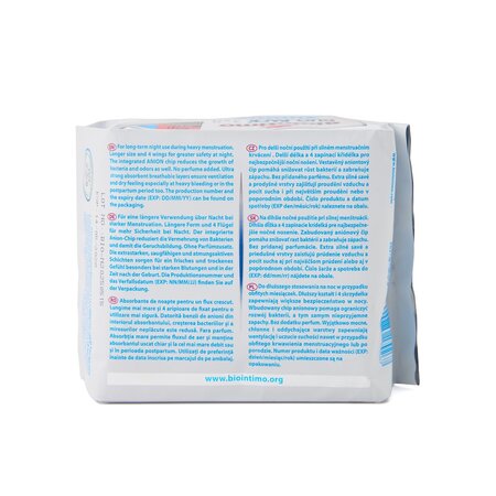 Absorbante de noapte, 16 bucati, Biointimo 672213
