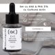 Ser facial exfoliant cu carbune si complex 5% AHA + PHA, 30 ml, Skincyclopedia 672217