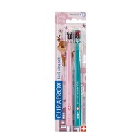 Periuta de dinti Duo Pack 5460 Roz Ultra Soft Winter Special Edition, 2 bucati, Curaprox