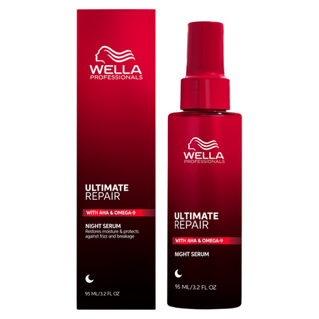 Tratament de noapte pentru par deteriorat si electrizat Ultimate Repair Night Serum, 95 ml, Wella Professionals 672247