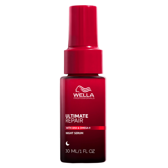 Tratament de noapte pentru par deteriorat si electrizat Ultimate Repair Night Serum, 30 ml, Wella Professionals
