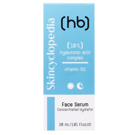 Ser facial hidratant cu  10% acid hialuronic si vitamina B5, 30 ml, Skincyclopedia