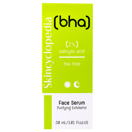 Ser exfoliant cu 2% acid salicilic si ulei din arbore de ceai BHA, 30 ml, Skincyclopedia