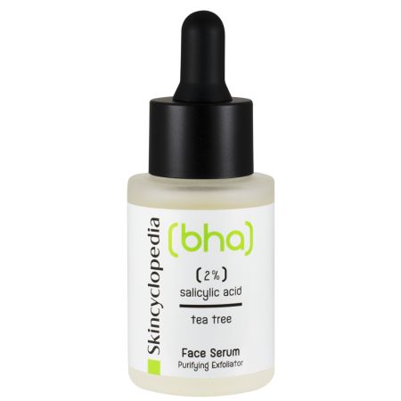 Ser exfoliant cu 2% acid salicilic si ulei din arbore de ceai BHA, 30 ml, Skincyclopedia 672293