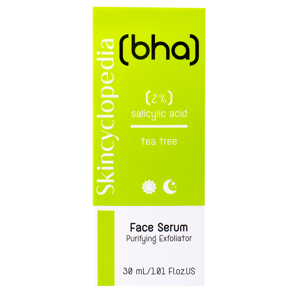 Ser exfoliant cu 2% acid salicilic si ulei din arbore de ceai BHA, 30 ml, Skincyclopedia