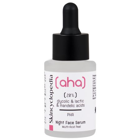 Ser pentru fata cu 20% AHA + PHA, acid lactic si glicolic, 30 ml, Skincyclopedia 672299