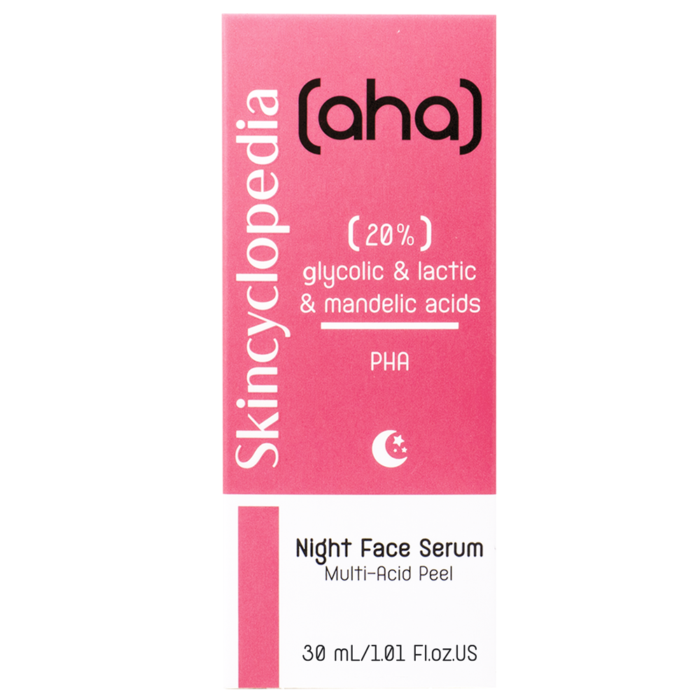 Ser pentru fata cu 20% AHA + PHA, acid lactic si glicolic, 30 ml, Skincyclopedia
