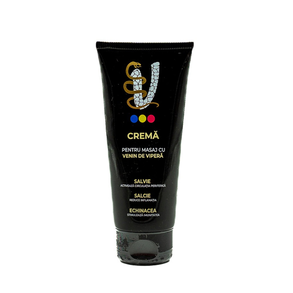 Crema pentru masaj cu venin de vipera, 75 ml, Viper Cosmetics