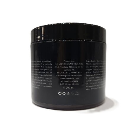 Gel tonic relaxant cu venin de vipera Venessence, 200 ml, Viper Cosmetics 672446