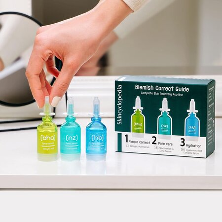 Set pentru tenul cu imperfectiuni Blemish Guide, 3x15 ml, Skincyclopedia 672379