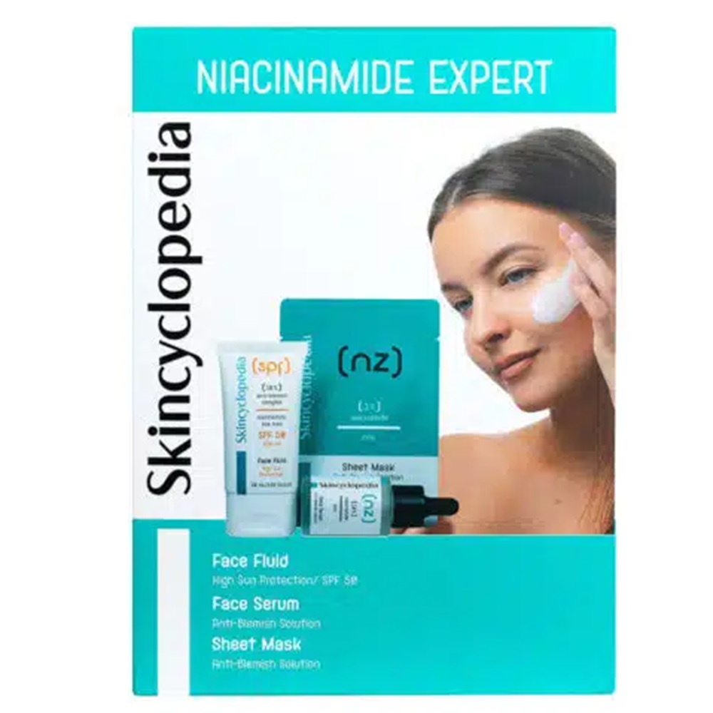 Set pentru ten fara imperfectiuni Niacinamide Expert, Skincyclopedia