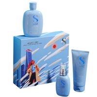 Kit Sampon pentru par subtire si matur 250 ml + Balsam pentru par subtire si matur 200 ml + Crema leave in pentru par subtire si matur 125 ml Density, Alfaparf