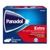 Panadol Extra, 500 mg, 12 comprimate, Haleon