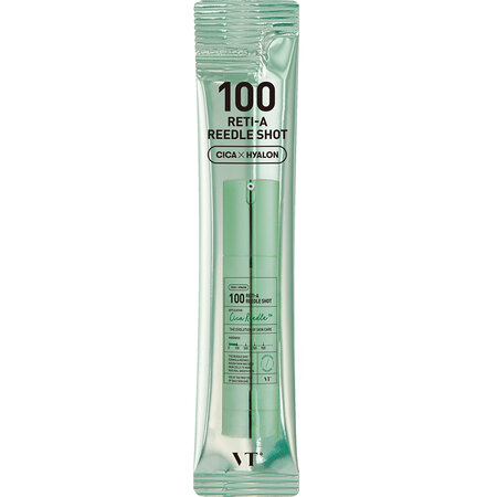 Ser facial anti-aging cu retinol 100 Reti-A Reedle Shot, 2 ml x 10 bucati, VT Cosmetics 672776
