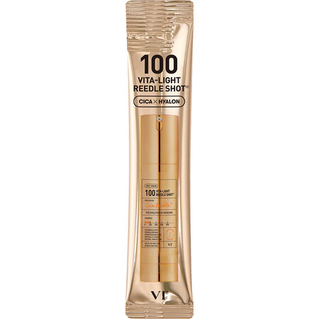 Ser facial iluminator cu vitamina C Vita-Light Reedle Shot, 2 ml x 10 bucati, VT Cosmetics 672785