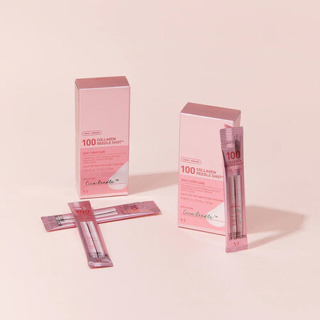 Ser facial cu colagen si cica reedle Collagen Reedle Shot, 2 ml x 10 bucati, VT Cosmetics 672795
