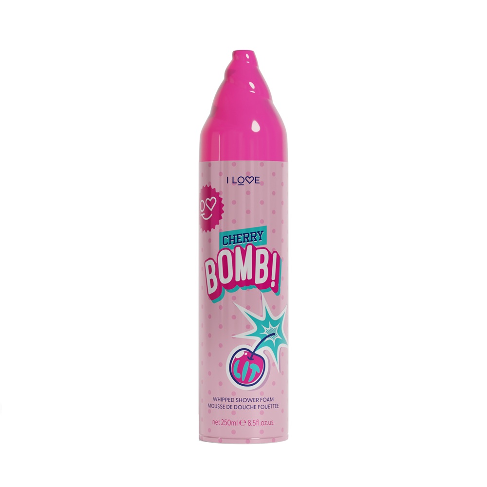 Spuma de dus Cherry Bomb, 250 ml, I Love