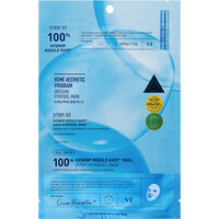 Masca hidrogel cu acid hialuronic Hydrop Reedle Shot 100, 33 g + 1.5 g, VT Cosmetics