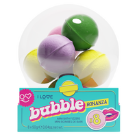 Set bombe efervescente pentru baie Bubble Bonanza, 8 bucati, I Love
