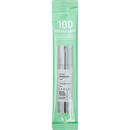 Ser facial concentrat cu cica reedle 100 Reedle Shot, 2 ml x 10 bucati, VT Cosmetics 672863