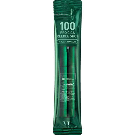 Ser facial calmant 100 Pro Cica Reedle Shot, 2 ml x 10 bucati, VT Cosmetics 672865