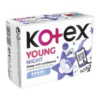 Absorbante de noapte Night Young, 7 bucati, Kotex