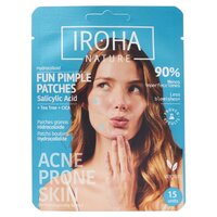 Plasturi anti-acnee, Fun Pimple Acne Prone Skin, 15 bucati, Iroha