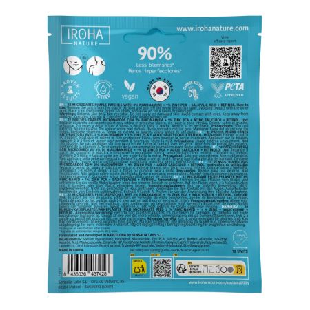 Plasturi anti-acne cu micro ace, Microdarts Pimple Acne Prone Skin, 12 bucati, Iroha 672967