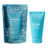 Gel curatare ten, anti-imperfectiuni, Acne Prone Skin, 150 ml, Iroha