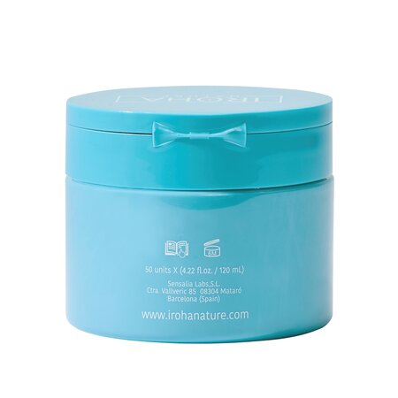 Dischete faciale anti-imperfectiuni, exfoliante, Acne Prone Skin, 50 bucati, Iroha 672978