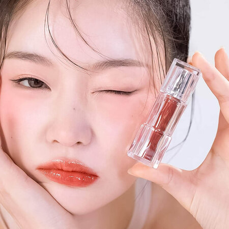 Ruj lichid cu efect glossy 08 Summer Pumpkin Waterism Glow, 4 g, Tirtir 672981