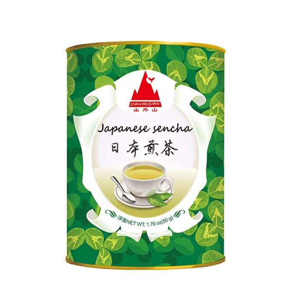 Ceai verde japonez Sencha Shan Wai Shan, 50 g, EcoNatur