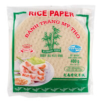 Hartie orez spring roll cru diametru 20 cm Bamboo tree, 400 g, EcoNatur