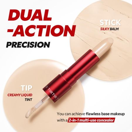 Concealer 2 in 1 nuanta 2 C Glide and Hide Blurring, 8 g, Tirtir 673238