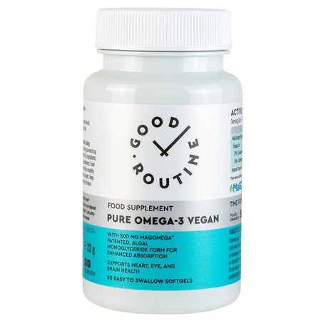 Pure Omega-3 Vegan Good Routine, 30 capsule gelatinoase moi, Secom 711625