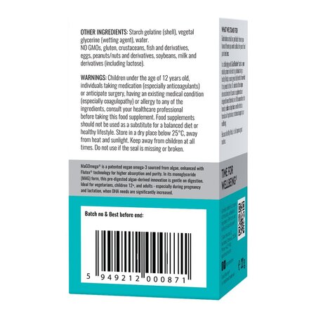 Pure Omega-3 Vegan Good Routine, 30 capsule gelatinoase moi, Secom 711623