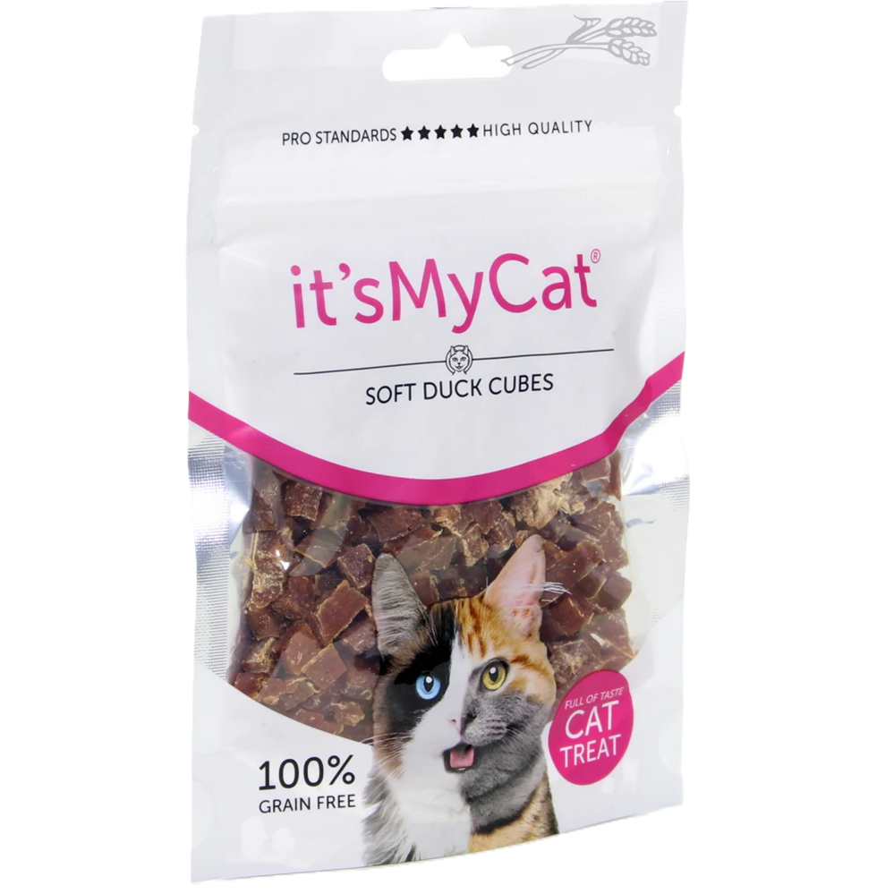 Recompense cuburi cu rata pentru pisici It'S My Cat, 50 g, Natural Health