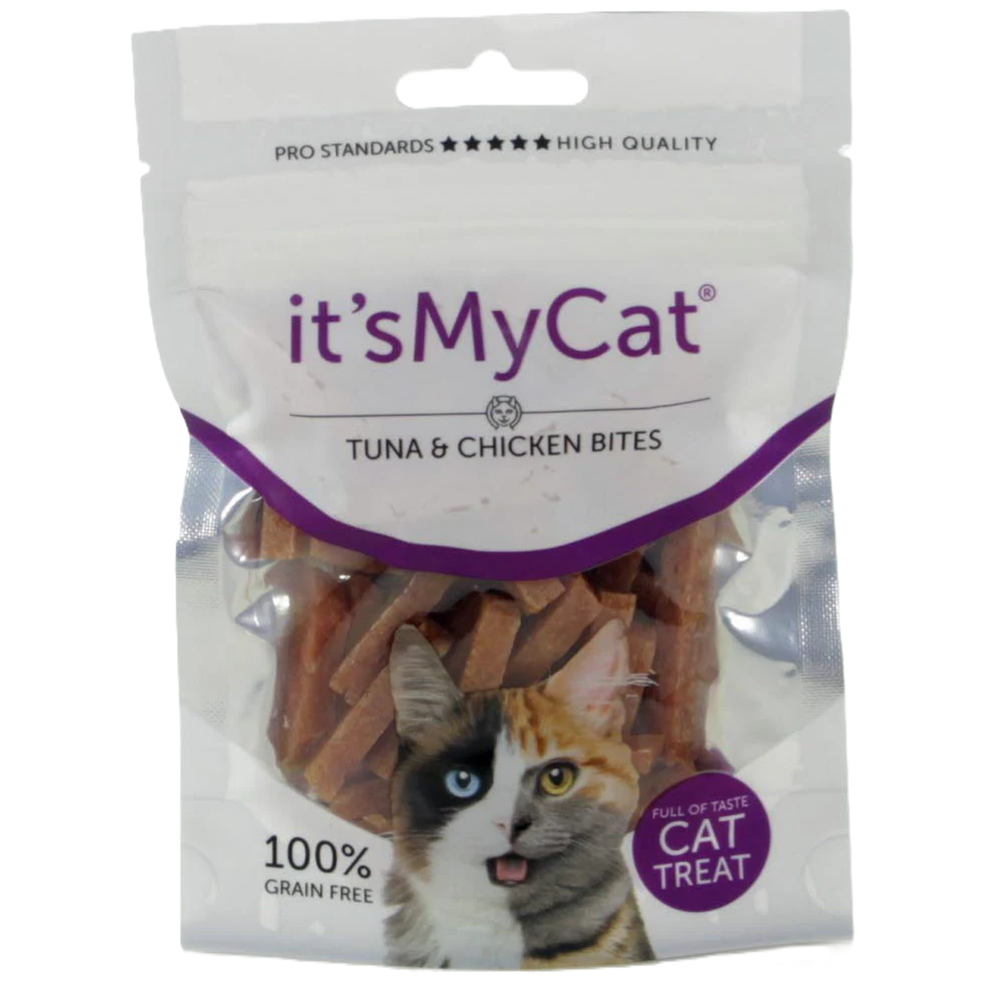Recompense cu ton si pui pentru pisici It'S My Cat, 50 g, Natural Health
