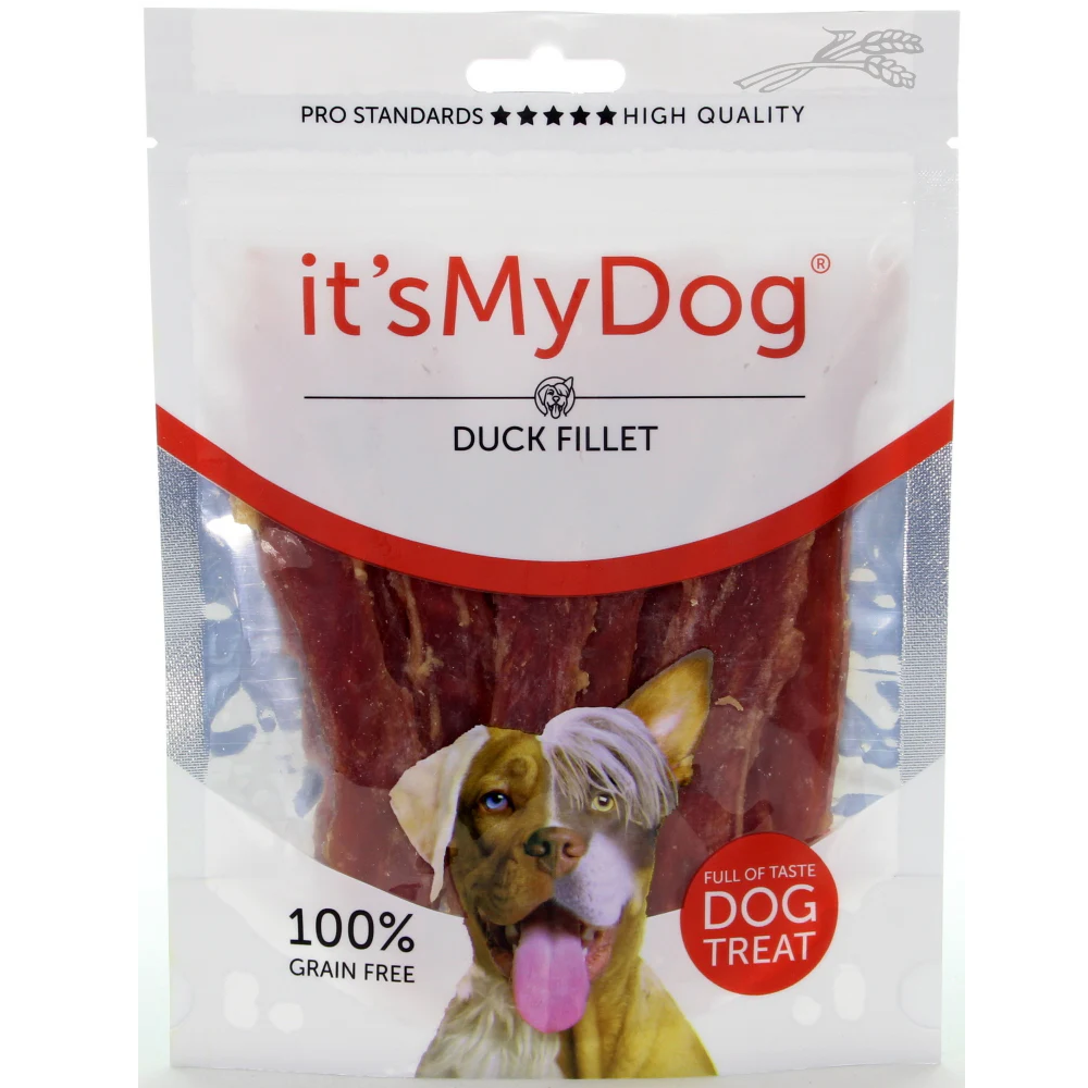 Recompense cu piept de rata pentru caini It'S My Dog, 85 g, Natural Health