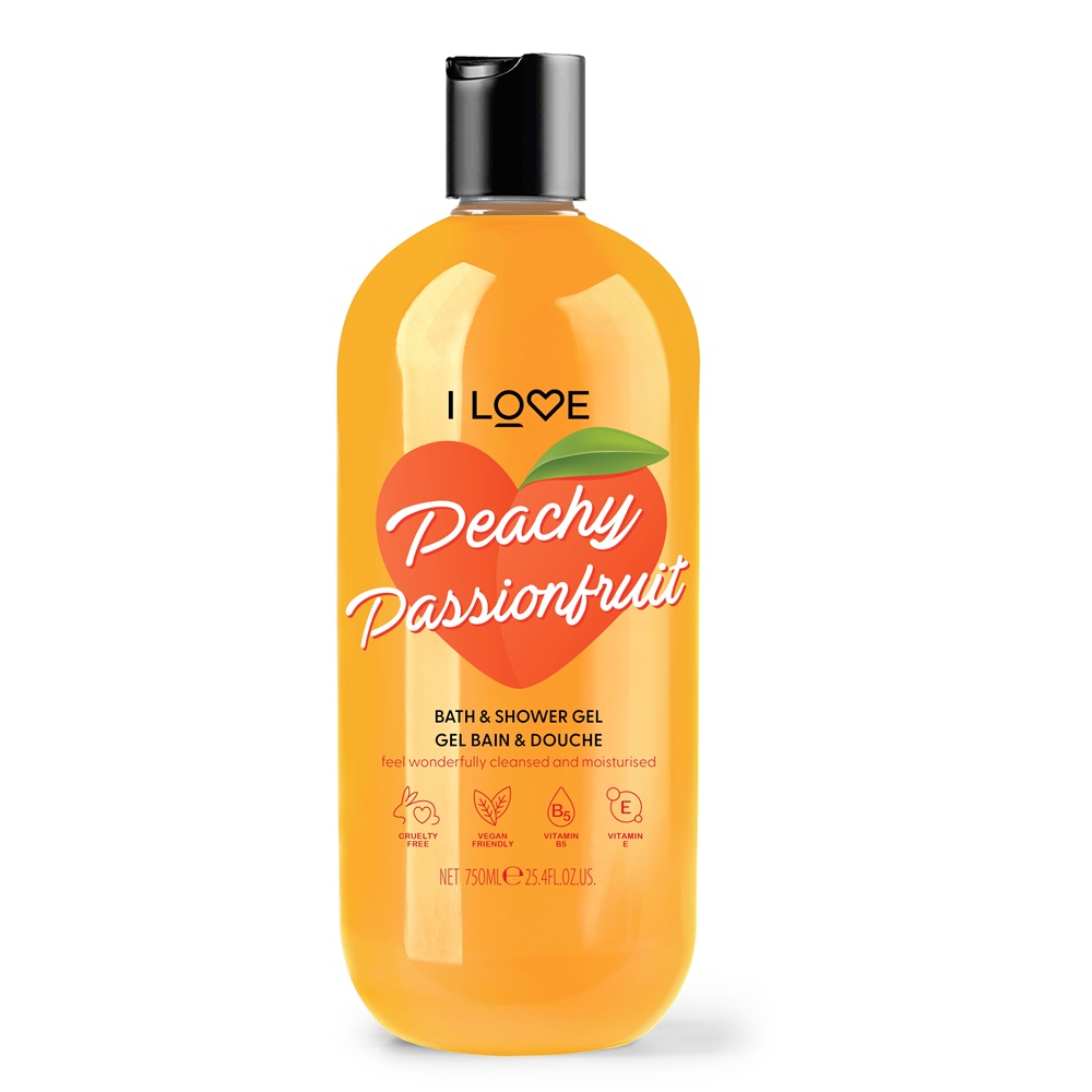 Gel de dus Peachy Passionfruit, 750 ml, I Love