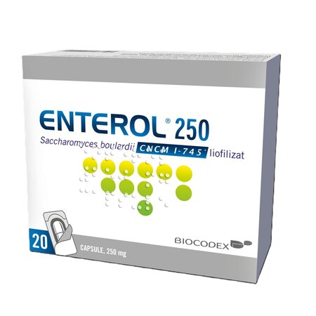 Enterol, 250 mg, 20 capsule, Biocodex 673445
