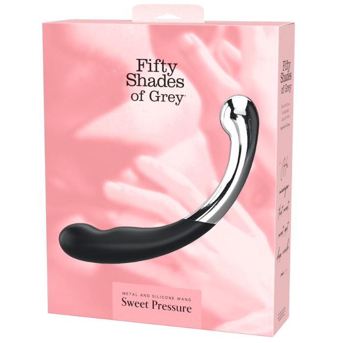 Dispozitiv stimulare intima din metal si silicon Sweet Pressure, 1 bucata, Fifty Shades Of Grey