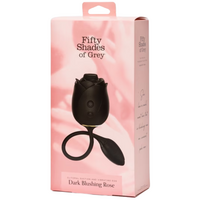 Dispozitiv pentru stimularea intima Dark Blushing Rose, 1 bucata, Fifty Shades Of Grey