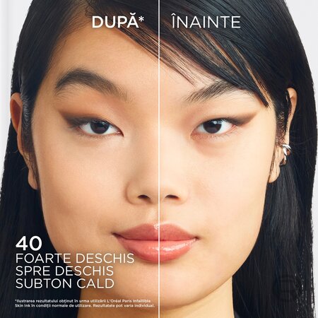 Fond de ten si corector 2 in 1 Infaillible Skin Ink 40 Light Neutral, 15 ml, L'Oreal Paris 673541