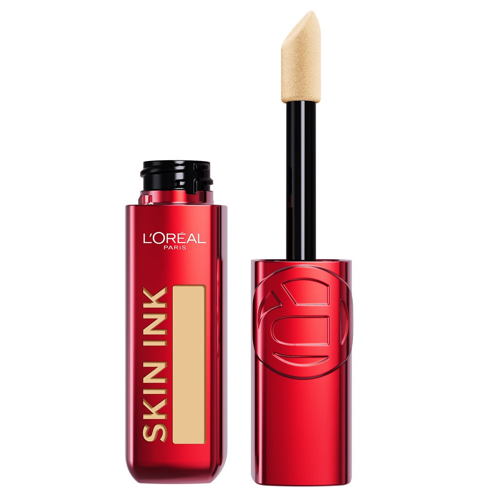 Fond de ten si corector 2 in 1 Infaillible Skin Ink 140 Light Warm, 15 ml, L'Oreal Paris