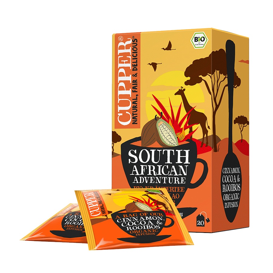 Ceai Bio Aventura Sud Africana, 40 g, Cupper