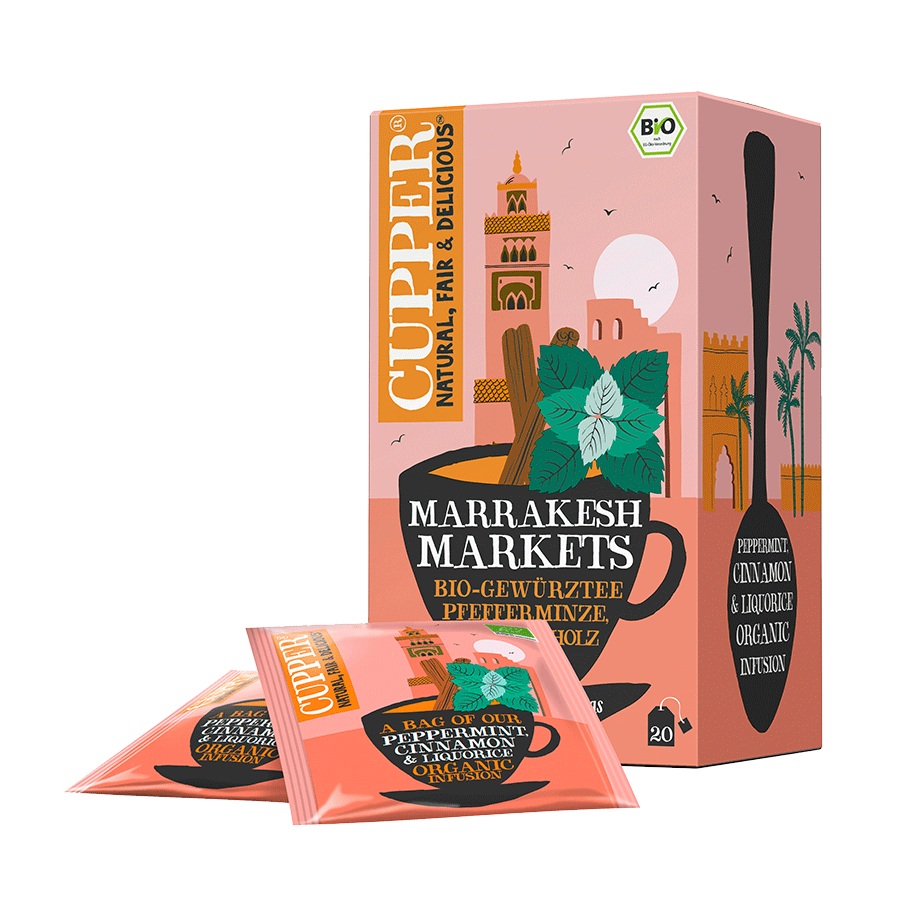 Ceai Bio Bazar in Marrakesh, 35 g, Cupper