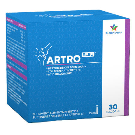 Artro Bleu, 30 flacoane x 25 ml, Bleu Pharma