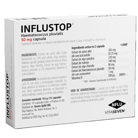 Influstop, 50 mg, 15 capsule, Green Splid 673773